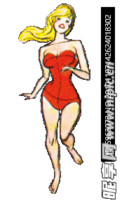 美女跑步