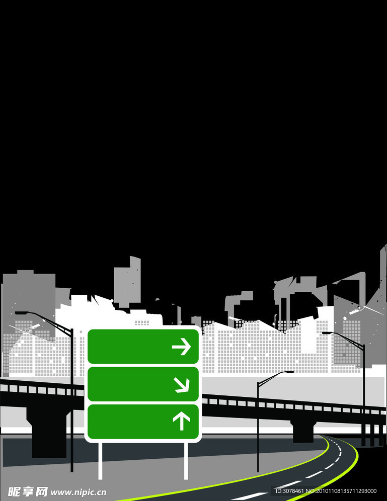 城市建设矢量图