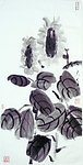 梁大年 国画 向日葵