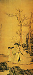 居士童子图