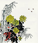 竹子 菊花