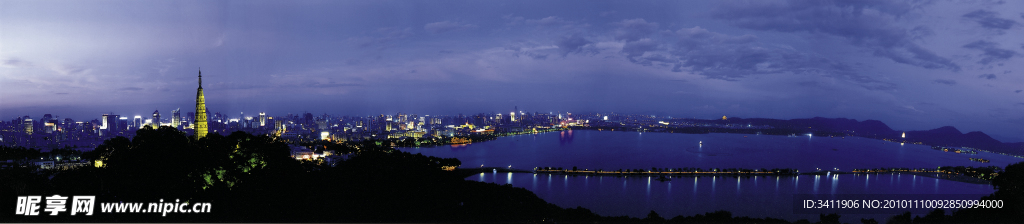 西湖夜景