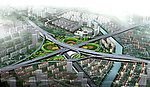 黑龙江路立交效果图
