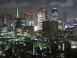 东京 城市夜景 俯瞰