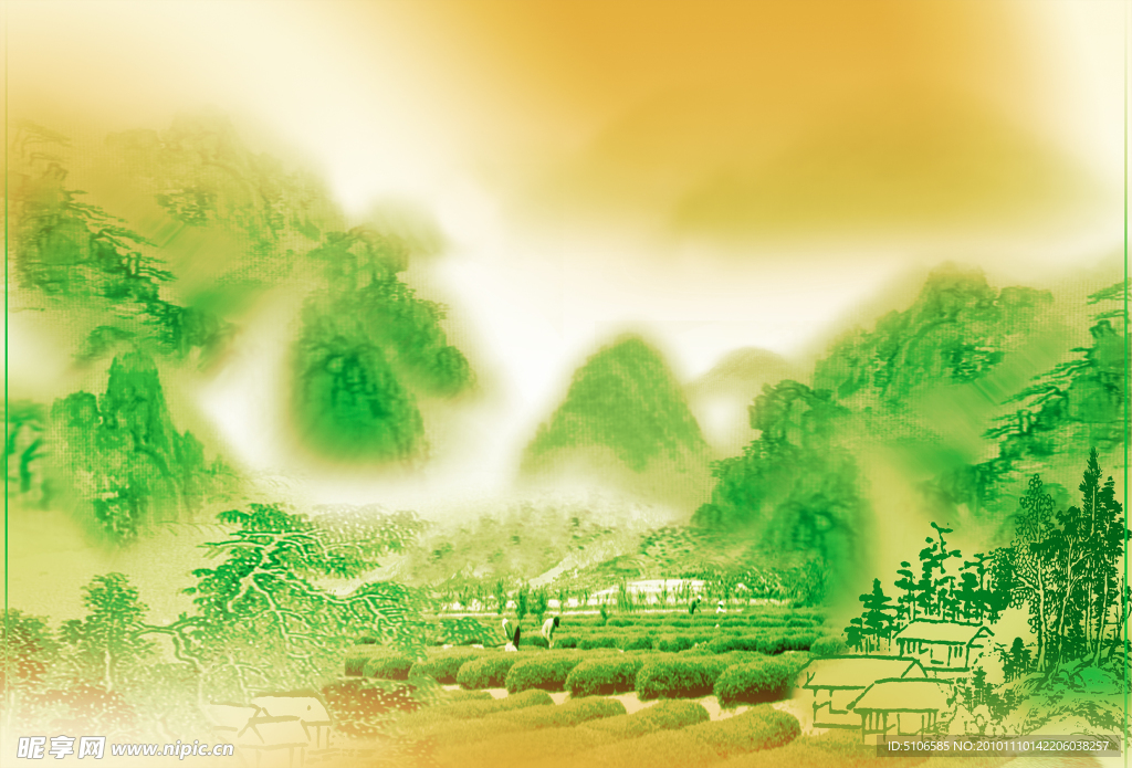 山水画
