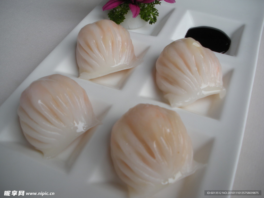 水晶鲜虾饺