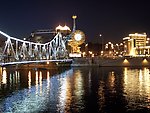 天津站区夜色