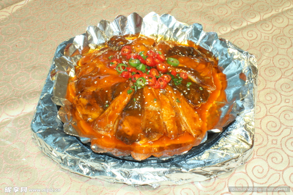 铁板生煎鱼头