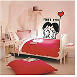 初恋 墙贴图库模板 墙贴