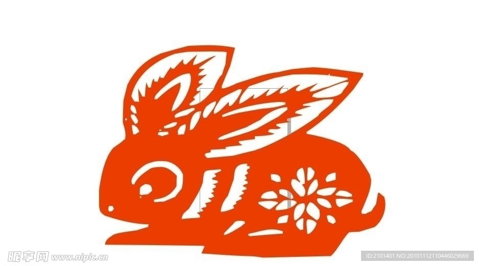 剪纸兔子