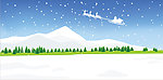 雪景 下雪 雪橇 神鹿