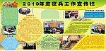 征兵展板