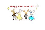 2011年兔年贺卡