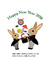 2011年兔年贺卡