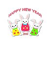 2011年兔年贺卡