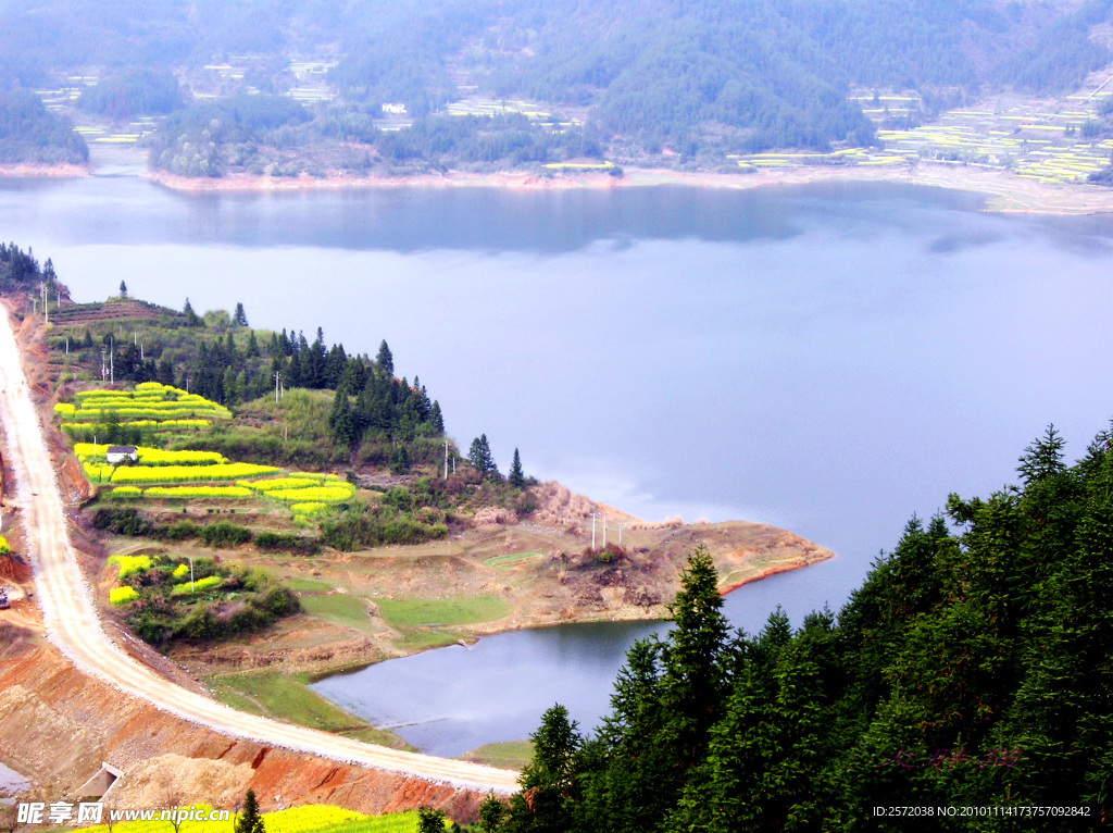 湖景