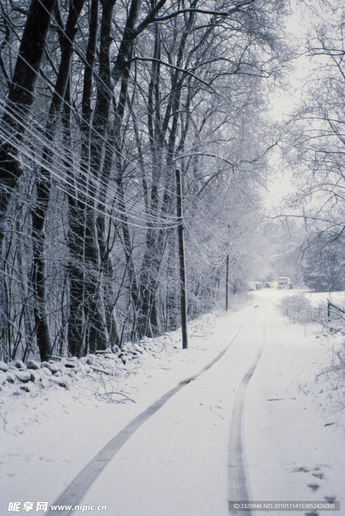 冬季雪景高清图片