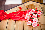 丝带鲜花