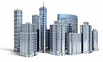 3d建筑模型 示意图 样板 高楼大厦