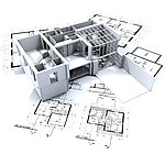 3d建筑模型 示意图 样板