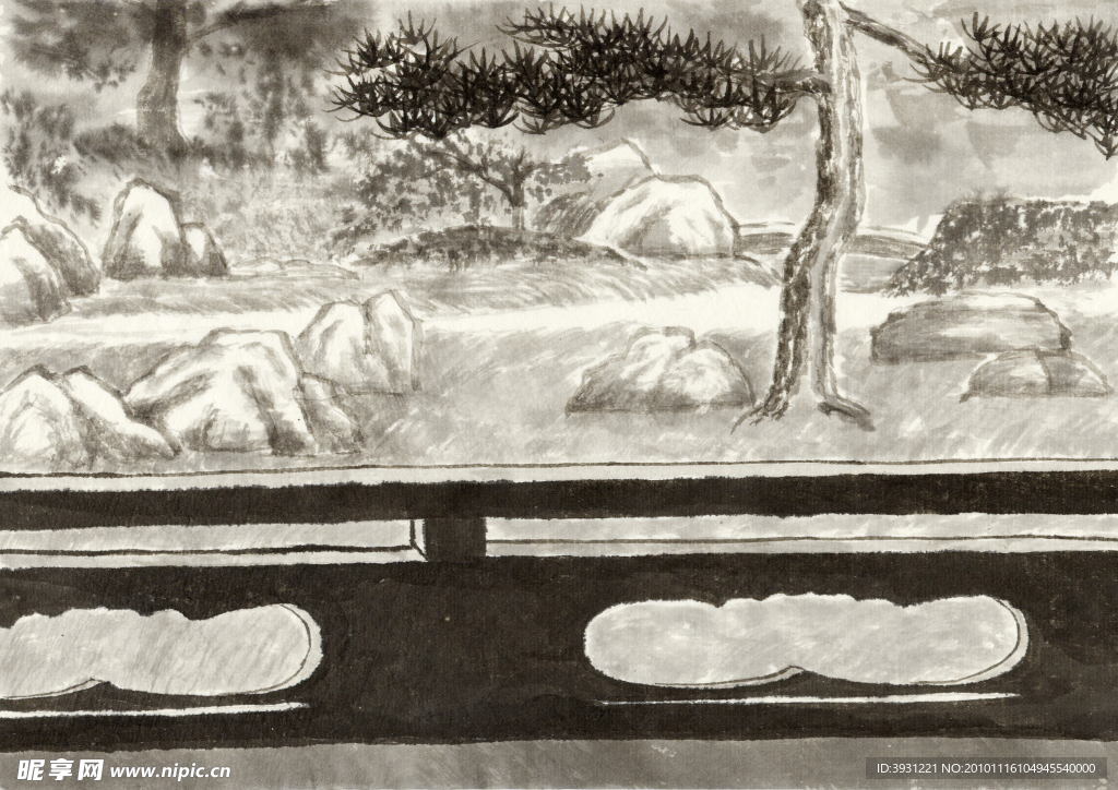 水墨画