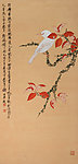 白鸟红叶