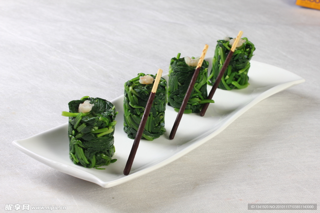 鲜虾菠菜