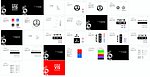 万达广场LOGO基础组合