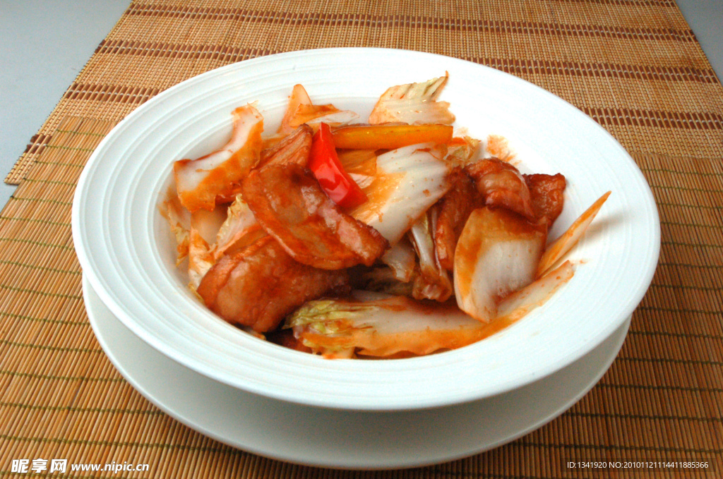 津白炒肉碎