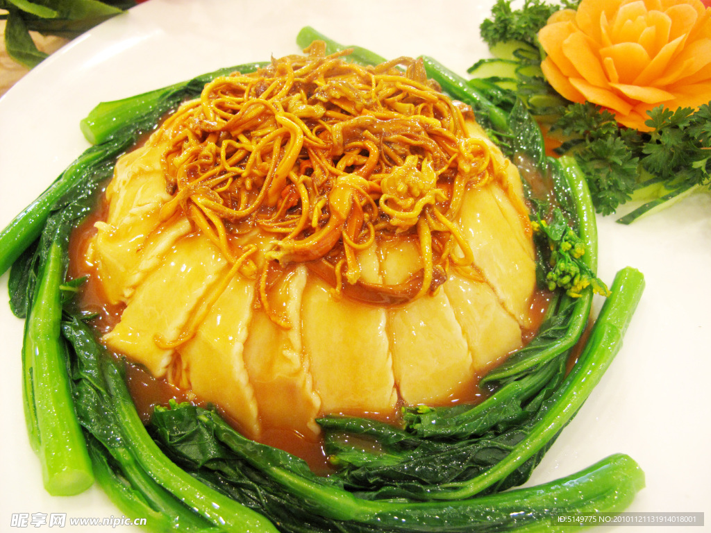 虫草花扒鲍鱼菇