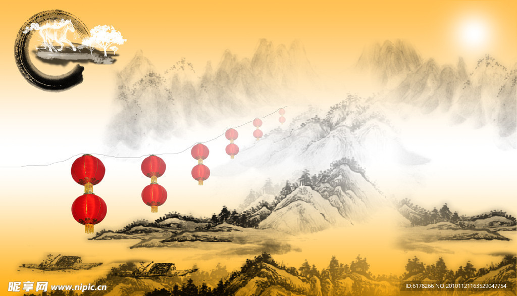 山水画