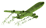 生态飞机 环保高清图片