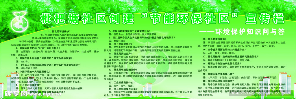 节能环保知识宣传专刊