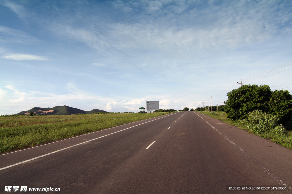 越南美奈的乡村公路