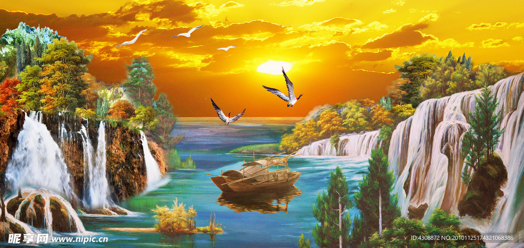 油画风景