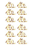 2011兔年数字素材