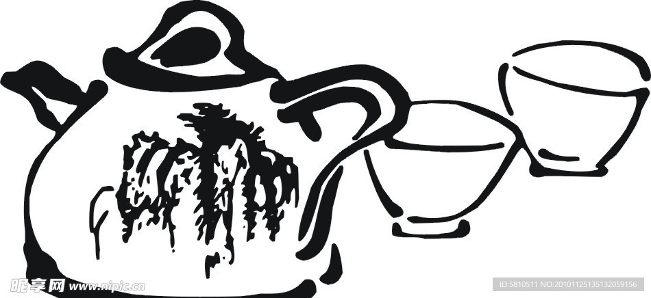 茶壶茶杯