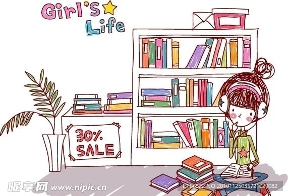 女生的生活 Girl s Life 阅读时光