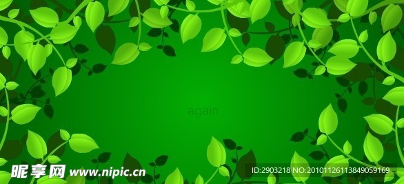 植物绿叶生长过渡