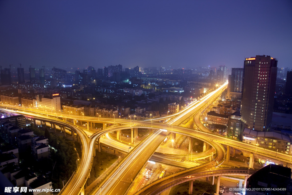 城市夜景高清图片