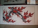 国画红梅