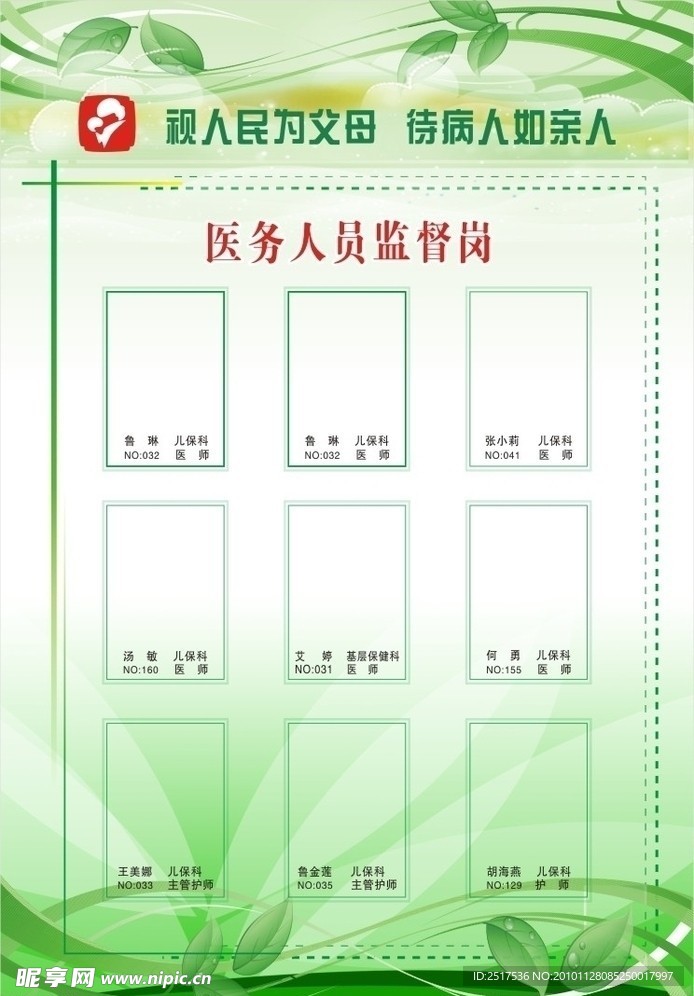 医院形象展板