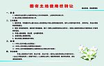 国有土地使用权转让制度牌