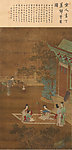 女乐图轴