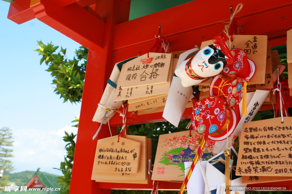 日本 京都 祈愿板