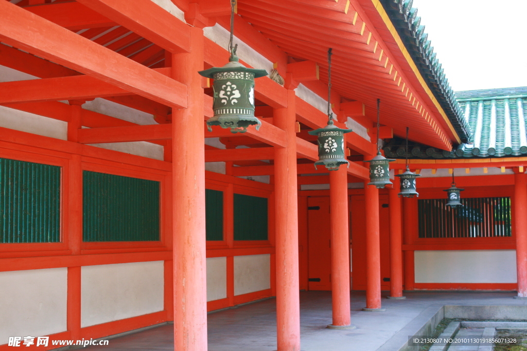 日本 京都 平安神宫 日本古建筑