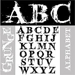 英文字母矢量素材