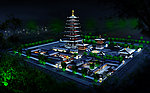 文化公园亮化设计