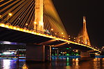 桥夜景