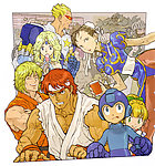 capcom公司游戏人物插画